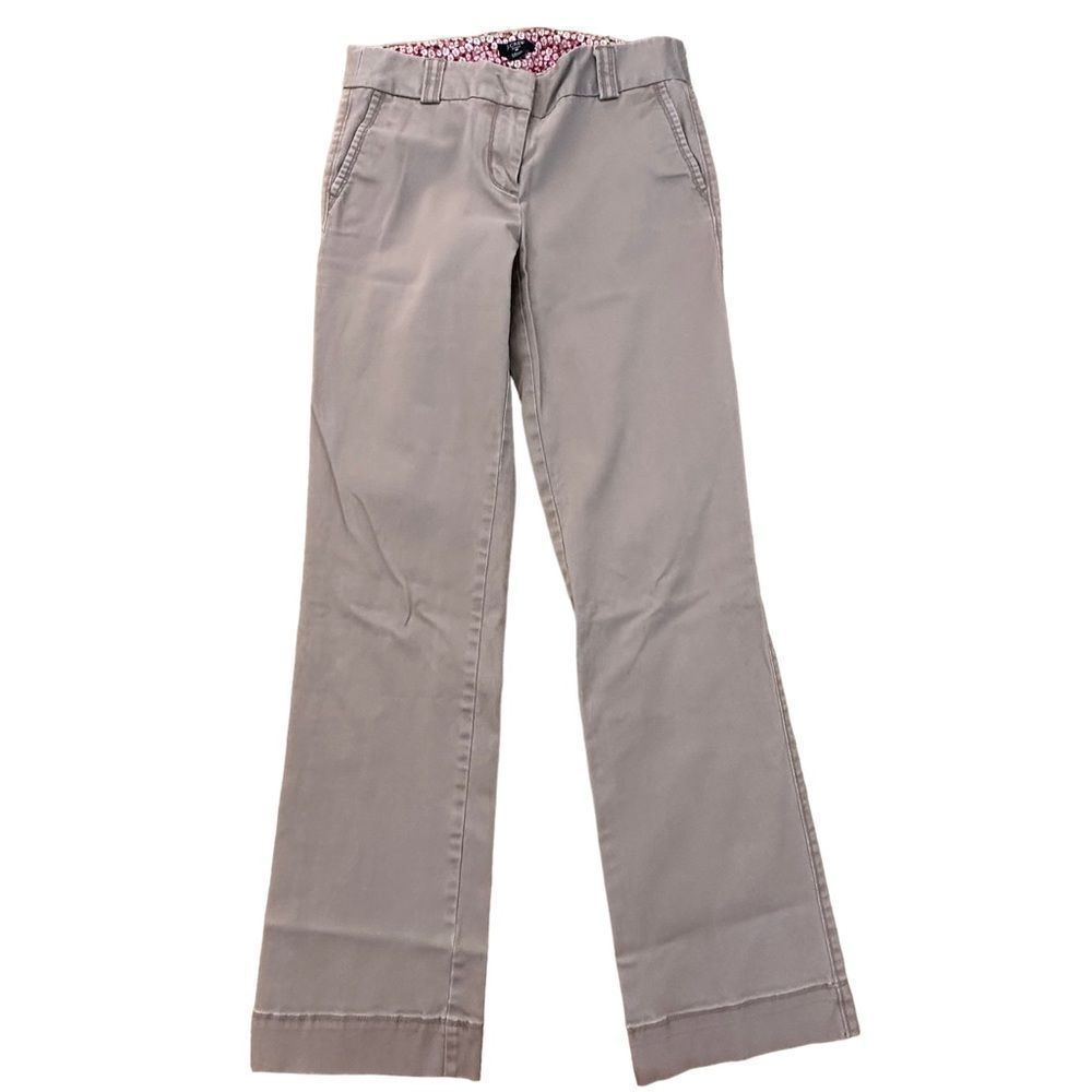J. Crew ~ Khaki colored Chinos ~ size 2R ~ City Fit ~ Stretch added